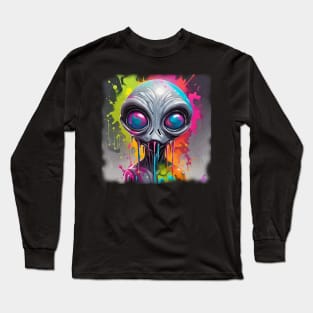 VIBRANT VISIONS (ALIEN) Long Sleeve T-Shirt